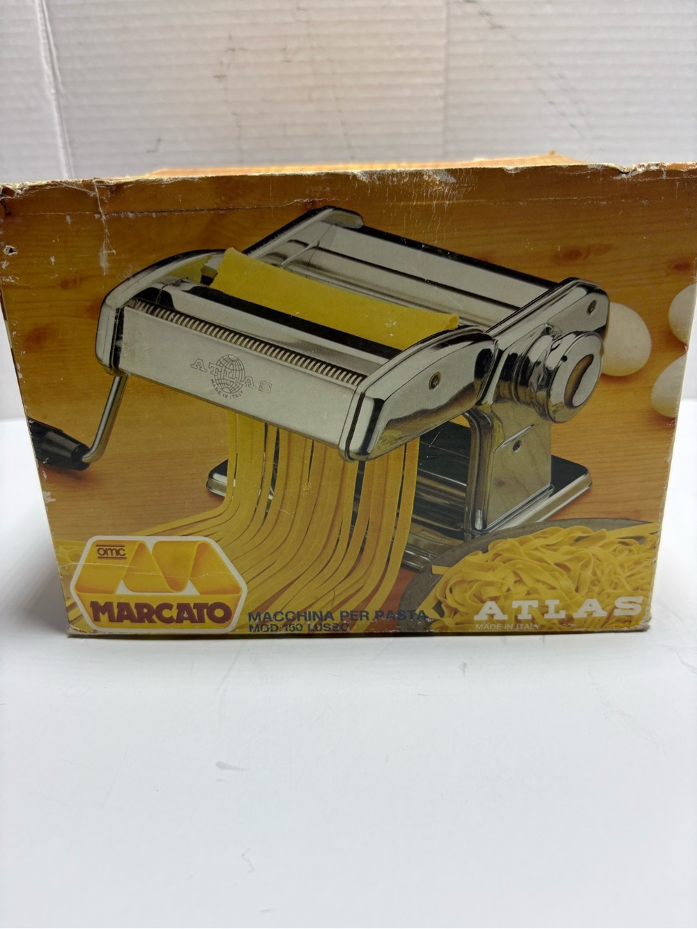 Atlas Stainless Steel Pasta Maker - Silver